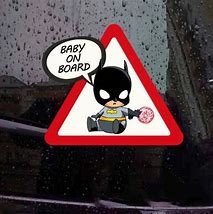Image result for Batman Baby On Board