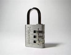 Image result for Master Combination Lock with Key On Back