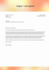 Image result for Construction Contract Cover Letter