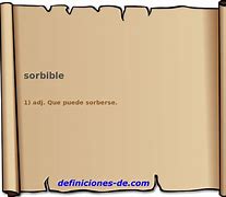 Image result for sorbible
