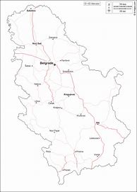 Image result for Map of Serbia with Cities