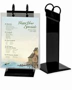 Image result for Table Top Menu Stands