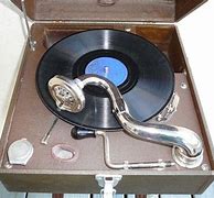 Image result for Antique Crystola Wind Up Phonograph