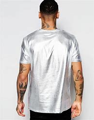Image result for Silver Satin Shirt Men ASOS