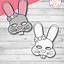 Image result for Bunny Mask Template