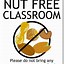 Image result for Peanut Free Classroom Sign
