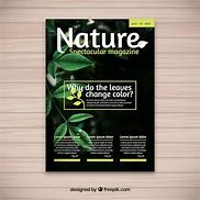 Image result for Nature Magazine Cover Template