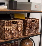 Image result for Wicker Baskets for Storage
