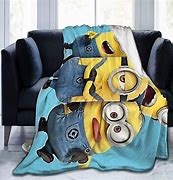 Image result for Plush Throw Fleece Blanket Minion