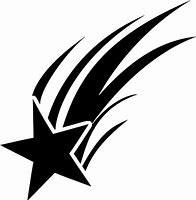 Image result for Shooting Star Clip Art Black and White