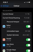 Image result for iPhone Data Usage 8070Mb in GB