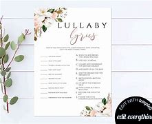 Image result for Lullaby Lyric Game