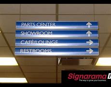 Image result for Box Sign From Celing