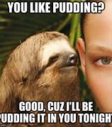 Image result for Sloth Pudding Meme