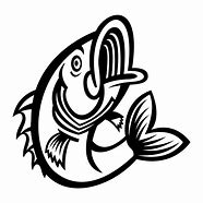 Image result for Bass Fish Jumping Clip Art