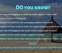 Image result for Fun Facts About Philippines