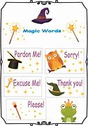 Image result for Magic Words List for Kids