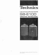 Image result for Technics Sb-E100