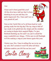 Image result for Free Letters From Santa Claus