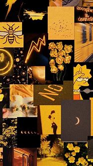 Image result for Yellow and Black Aesthetic