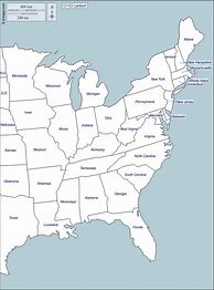 Image result for East Coast United States Map Blank