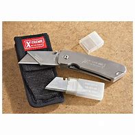 Image result for Stainless Steel Folding Utility Knife