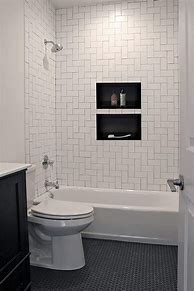 Image result for Recessed Shower Shelf