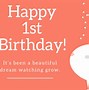 Image result for Happy 1st Birthday Wishes