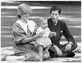 Image result for Prince William and Harry Childhood