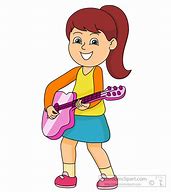 Image result for Girl Playing Guitar Clip Art