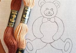 Image result for Cute Teddy Bear Embroidery