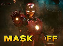 Image result for Iron Man Mask Off