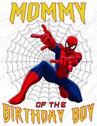 Image result for SVG Spider-Man Birthday Shirt