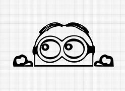 Image result for Minions Vector Black and White