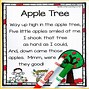 Image result for Apple Poem Preschool Poster