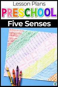 Image result for Preschool Plan It Five Senses