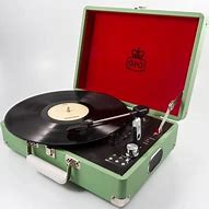 Image result for Green Suitcase Record Player