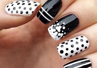 Image result for Small Black and White Polka Dots