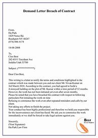 Image result for Free Demand Letter Breach Contract