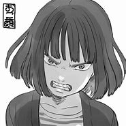 Image result for Anime Angry Face Side View