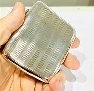 Image result for Silver Cigarette Case