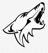 Image result for Arizona Coyotes Logo Black and White