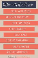 Image result for Foundations of Self Love Chart