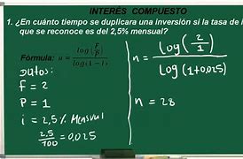 Image result for Formula De Tiempo Interes Compuesto Para Copiar
