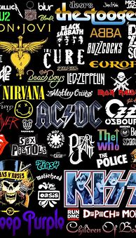 Image result for Vintage Rock Band Logos