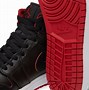 Image result for Air Jordan 1 Mid Red White and Black