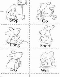 Image result for Opposites Worksheets Coloring Pages