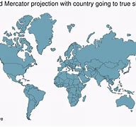 Image result for World Map Actual Country Sizes