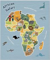 Image result for Africa Map for Kids
