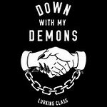 Image result for black and white demon face